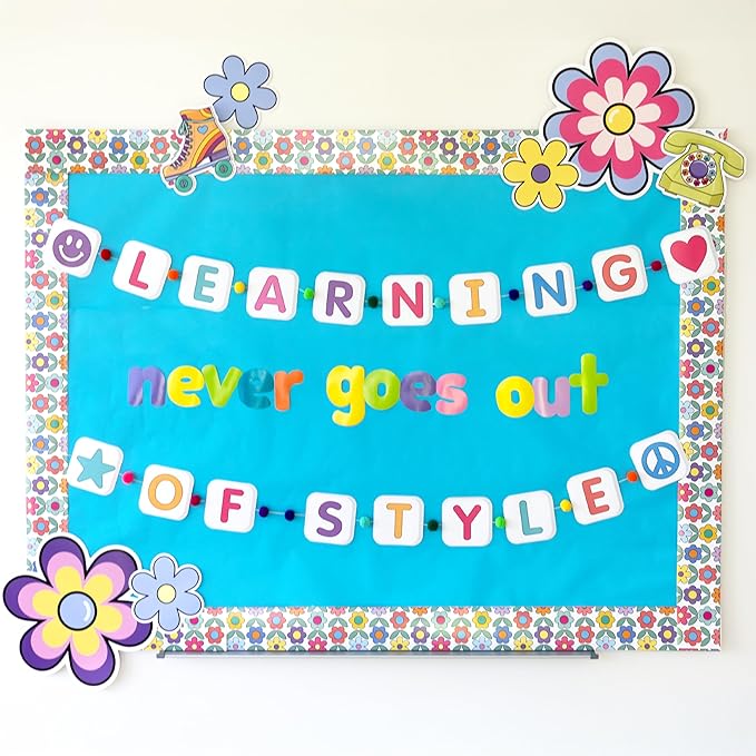 Carson Dellosa Crafty and Cool 216-Piece Bulletin Board Decorations, 3.5" Colorful Letters, Numbers, and Symbols for Party, Back to School Decorations, and Classroom Decor