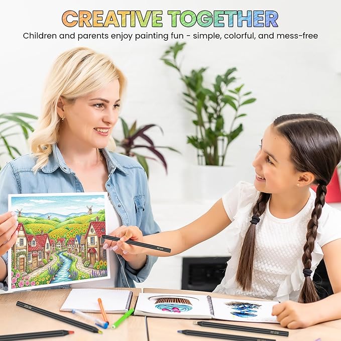 Easter Basket Stuffers, 24 Rainbow Colored Pencils, Easter Gifts for Kids, Gifts for 5-12 Year Old Girl, Teen Girls Trendy Stuff, Arts and Crafts 8-12 Year Old, Art Supplies for Kids 9-12
