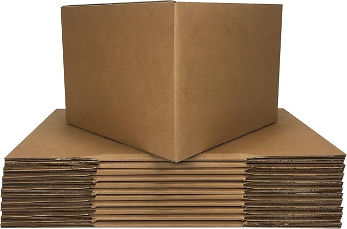 Large Moving Boxes 20" x 20" x 15" Pack of 12, Corrugated Cardboad Boxes For Packing, Shipping, Packing & Moving | Sturdy Corrugated Cardboard Construction for Moving, Shipping, and Storage