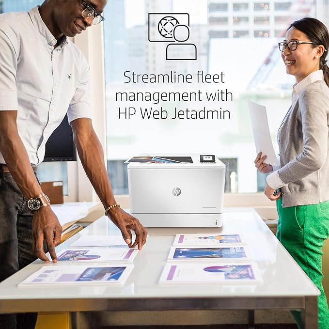 HP Color LaserJet Enterprise M751dn Printer with One-Year, Next-Business Day, Onsite Warranty (T3U44A), White