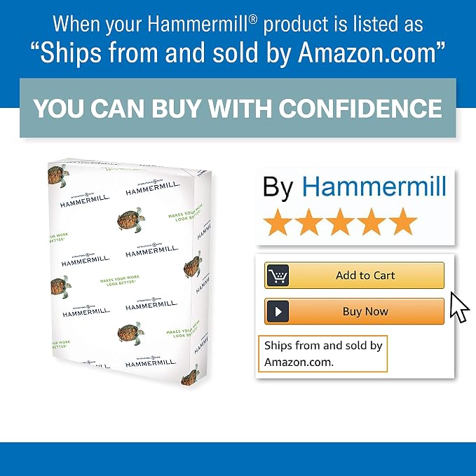 Hammermill Colored Paper, 20 lb Cherry Printer Paper, 8.5 x 11-1 Ream (500 Sheets) - Made in the USA, Pastel Paper, 102210R