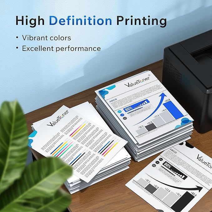 Valuetoner Compatible Toner Cartridge Replacement for HP 201X Black HP 201A CF400X High Yield for HP Color LaserJet Pro MFP M277n M277dw M277c6 M252n M252dw M274n M252 M277 Series Printer (1 Pack)