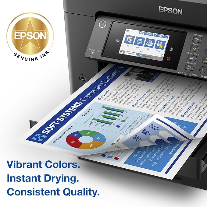 Epson 812 Genuine Ink Cartridge XL Black and Standard Color Combo Pack | Works With WorkForce Pro WF-7310 WF-7820 WF-7840 EC-C7000 Printers