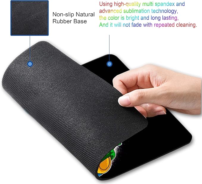 Mouse pad Computer Mouse pad with Cool cat Design Office Non-Slip Rubber Mouse mat