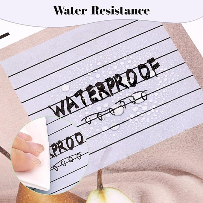 Transparent Sticky Notes Lined 300 Sheets 3"X3" Dark Morandi PET Material | Clear Translucent Self-Adhesive Sticky Notes for Back to School & Office Supplies, See Through Reveals Underlying Bible Text