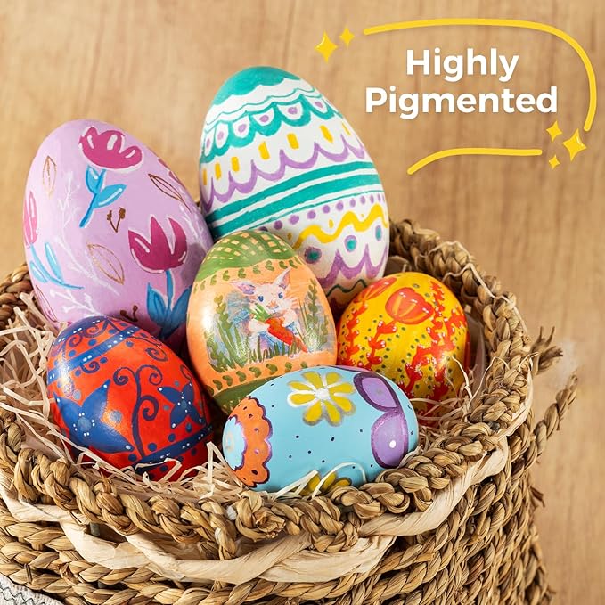 Ohuhu Acrylic Paint Markers Dual Tips: 36 Colors Brush & Fine Paint Pens High Opacity Acrylic Markers Waterproof Lightfast for Rock Painting 3D Prints Egg Wood Glass Ceramic DIY Crafts - Akaka