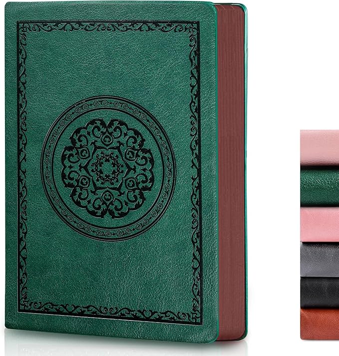 2026 Leather Vintage Journal Notebook,300 Pages,Leather Softcover Lined Journal Notebooks for Women Men,Notebook Journals for Writing Travel,Business,Office,8.5'' X 11.3''
