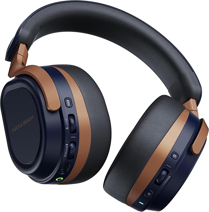 Turtle Beach Stealth 700 Gen 3 Wireless Multiplatform Amplified Gaming Headset for Xbox Series X|S, Xbox One, PC, PS5, Mobile – 60mm Drivers, AI Noise-Cancelling Mic, Bluetooth, 80-Hr Battery – Cobalt