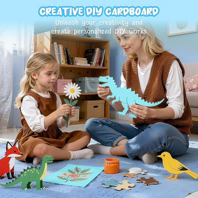 40 Sheets Blue Cardstock Paper 8.5 x 11, Thick Card Stock Paper, Light Blue Cardstock Printer Paper 8.5 x 11, 200 GSM Construction Paper 8 1/2 x 11 for DIY Cards, Invitations, Greeting Cards