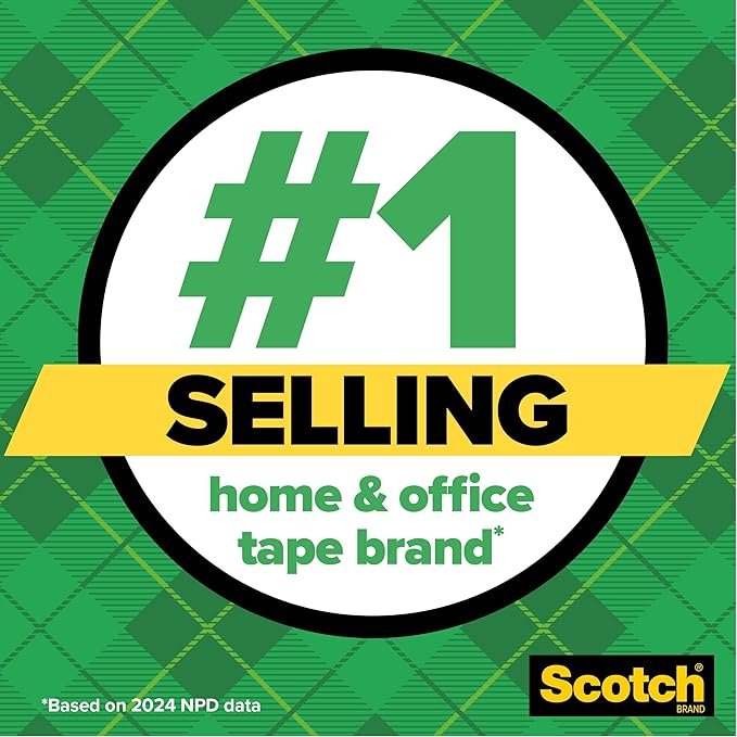 Scotch Magic Tape, Invisible, Home Office Supplies and Back to School Supplies for College and Classrooms, 6 Tape Rolls with Dispensers