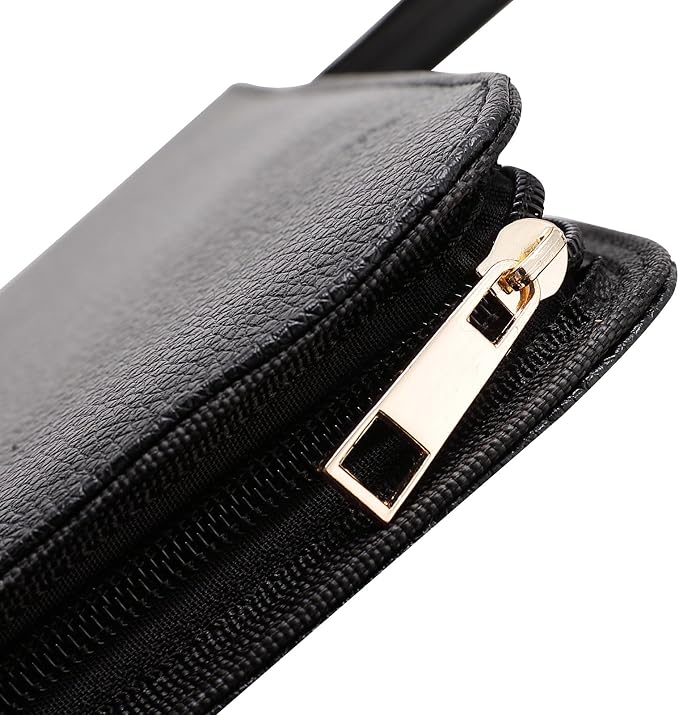 48 PU Leather Fountain Pen Case Large Capacity Black Roller Ball Pen Holder Bag Pouch