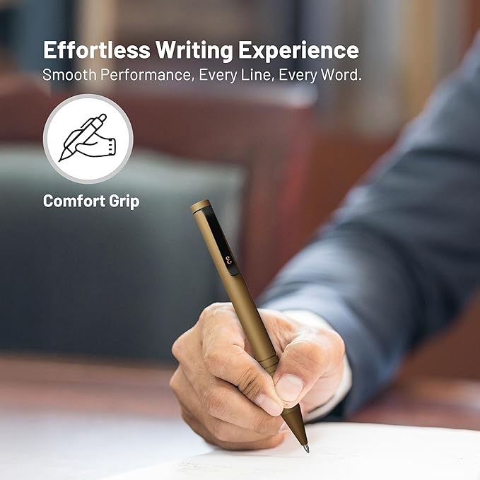 Everyman Military Super Matte Mini Twist Gel Pen | Compact Refillable 0.7mm Gel Pen with Twist Mechanism | Durable Metal EDC Writing Tool for Travel, Office, Work & Gifting