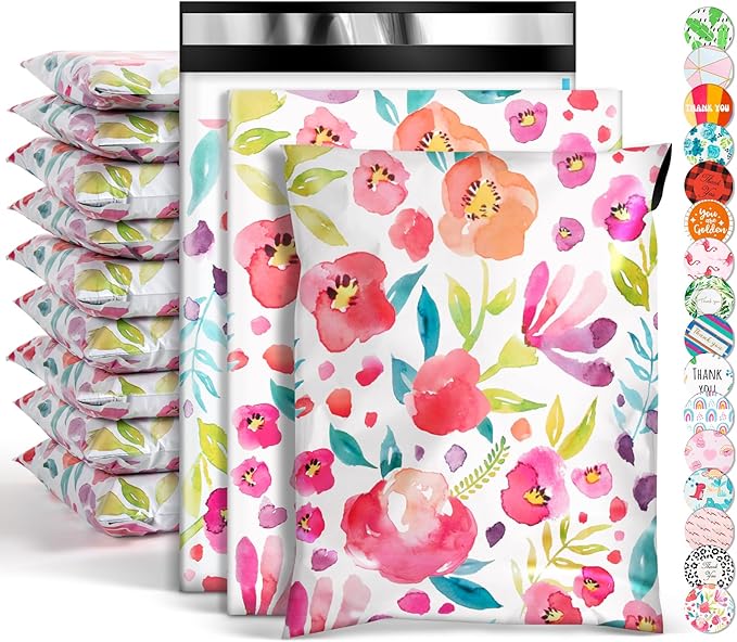 Oududianzi Poly Mailers 10x13, 50PCS Shipping Bags, Self-Seal Mailing Bags, Mailers Poly Bags for Shipping, Polymailers Packaging Bags for Online Small Bussiness and Retail Stores