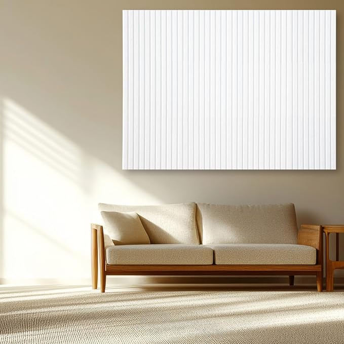 YOUDEFUL 47" x 35" Large Felt Bulletin Board, White | 12 Pcs Self-Adhesive Cork Board Alternative, Pin Boards for Wall Decor, Home, Office, Classroom,Dorm