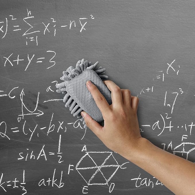Mr. Pen- Magnetic Microfiber Shag Whiteboard Erasers, 4" x 6", 4 Pack | Dual Surface, Washable Large Dry Erase Board Cleaner for Chalk, Marker, Classroom, Office, Home