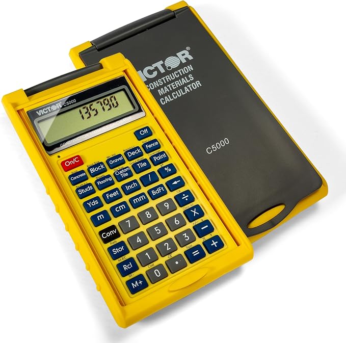 Victor C5000 Advanced Construction Calculator with Protective Case