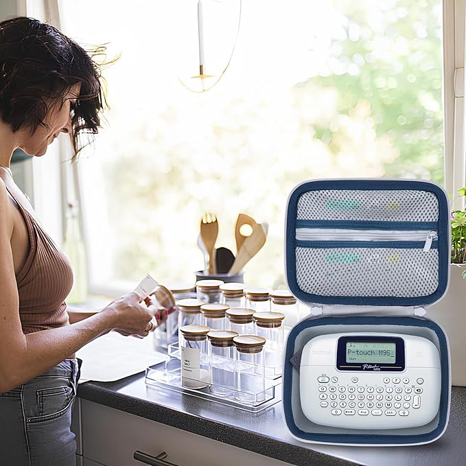 Storage Case Compatible with Brother P-Touch PTM95 Handy Label Maker and Label Tapes