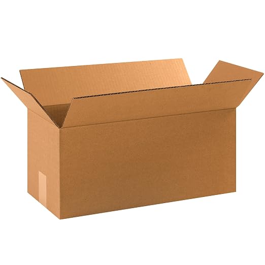 BOX USA Shipping Boxes 17"L x 8"W x 8"H 25-Pack Long Corrugated Boxes for Moving, Shipping, Mailing, Packing, Packaging and Storage