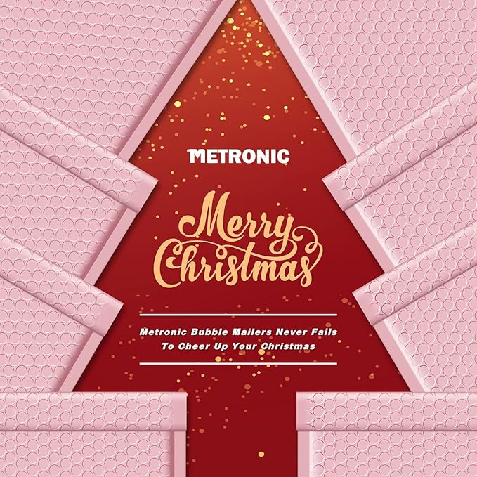 Metronic 1000 Pack Bubble Mailer 6x10 Inch Light Pink,Usable Size 6x9" Waterproof Padded Envelopes,Self-Seal Modern Bubble Mailers Cushioning for Shipping,Jewelry Makeup Supplies,Gift Packaging Bulk