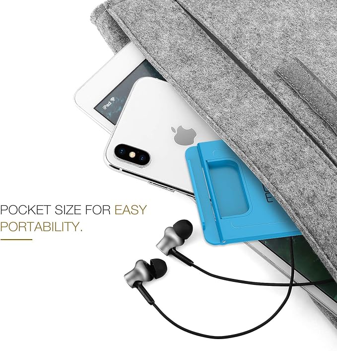 MoKo 2 Pack Cell Phone Stand for Desk, Tablet Stand for 4"-11" Devices | Ultra-light, compact foldable design, fits iPhone, iPad, Galaxy & e-readers, 6 adjustable angles, portrait/landscape viewing