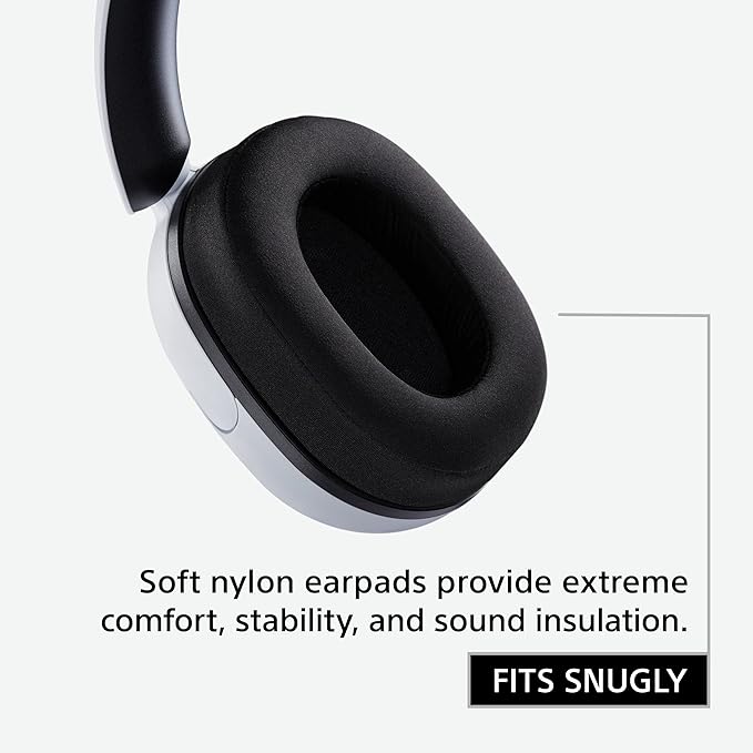 Sony INZONE H3 Wired Gaming Headphones With Mic, PS5 Headphones, Over-Ear, Personalized 360 Spatial Sound, Discord Certified MDR-G300 (White)