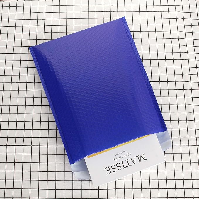 Poly Bubble Mailers 10x13 inch Mailing Envelopes Bubble Padded Waterproof Self Seal Padded Envelopes with Strong Self-Adhering Pack of 25 (Blue)