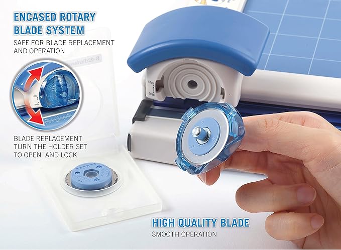 Carl Manufacturing 12200 Rotary Trimmer 12-Inch 10 Sht Cap. 10-1/4-Inch x12-Inch x3/4-Inch GY