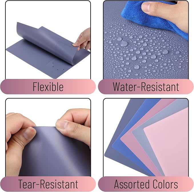 Mr. Pen- Plastic Folders with Pockets, 15 pcs | Aesthetic File Folder with Business Card Slot, 2-Pocket Folder, Back to School, Office, Filing Supplies