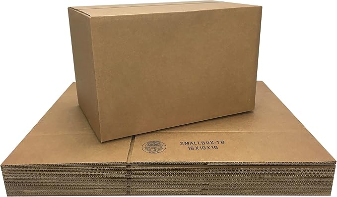 uBoxes Moving Boxes Bundle of 16"x10"x10" (Small Boxes - Pack of 10)