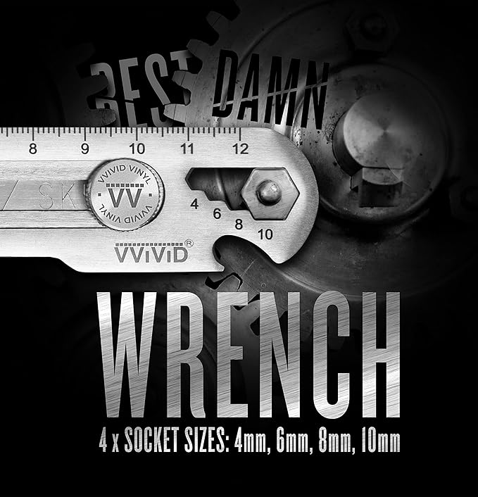 VViViD Best Damn Knife - Utility Blade - Guiding Tip, Stainless Steel Utility Blade and Multi-Function