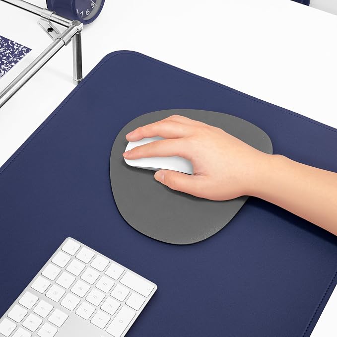 Mouse pad, Non-Slip Washable Waterproof Computer Mouse pad (Dark Grey)