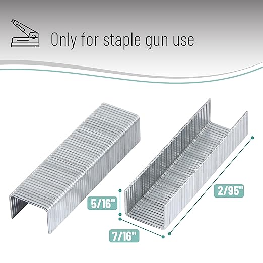 Mr. Pen 3000 Staples, 5/16 inch, Light Duty, 8mm, Staple Gun Refill