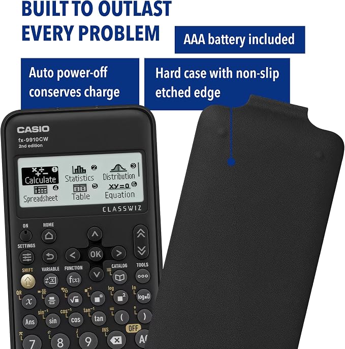 Casio FX-9910CW-W-IT Scientific Calculator | Advanced scientific calculator suited for engineering, science and statistics coursework