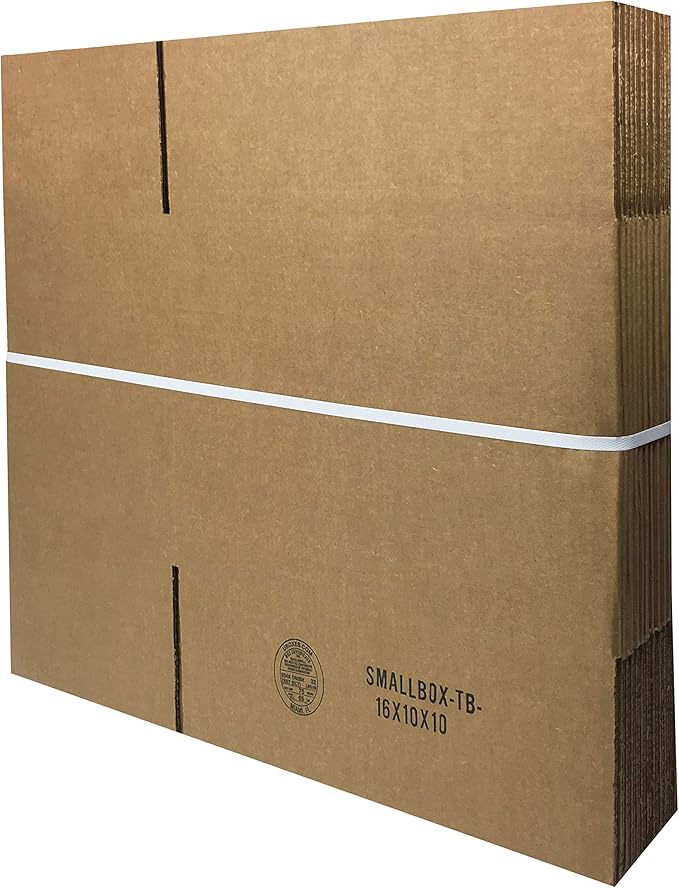 uBoxes Moving Boxes Bundle of 16"x10"x10" (Small Boxes - Pack of 10)