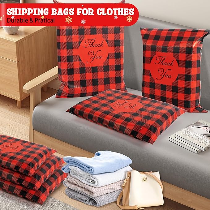 Oududianzi Large Poly Mailers 14.5x19, 100PCS Shipping Bags, Mailers Poly Bags, Shipping Envelopes, Self-Seal Polymailer Packaging Bags for Small Bussiness