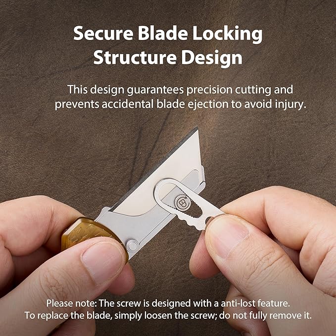 OKNIFE U1 Pro Multitool Folding Utility Knife with Folding Screwdriver, Quick Change Blade, Rail Lock & Pocket Clip for Men Women (PEI)