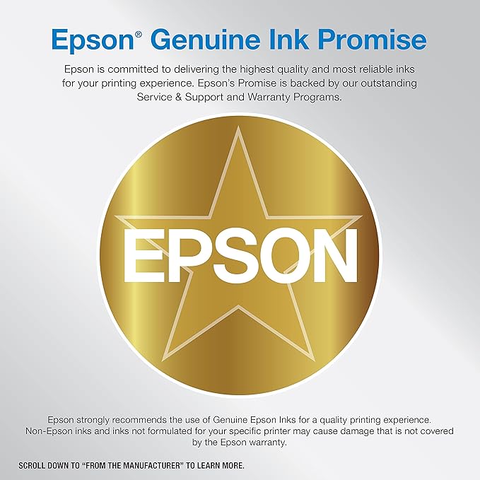 Epson EcoTank ET-2800 Wireless Color All-in-One Cartridge-Free Supertank with Scan and Copy, The Ideal Basic Home Printer - White