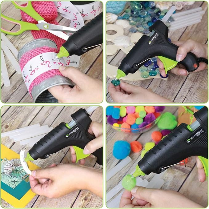 Surebonder H-270 Essentials Series 40 Watt Full Size High-Temperature Hot Glue Gun for Crafting, DIY, Repairs - Black