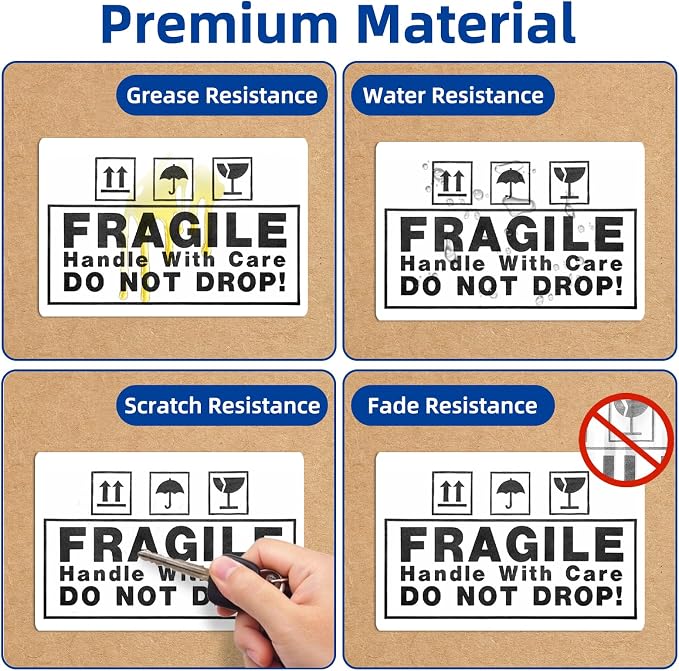 ESSENTIAL 3" x 2" White Direct Thermal Labels for Barcodes, Address | Permanent Adhesive, Compatible with Zebra, Rollo and Other Desktop Printers, 700 Labels of Roll, 2 Rolls (1400 Labels)
