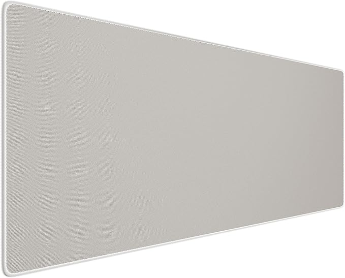 Waterproof Large Gaming Mouse Pad with Durable Stitched Edges, Non-Slip Rubber Base, Grainy Jacquard Mouse Mat Desk Pad for Home Office Gaming, 31.5''x11.8''x0.12'', Matte Beige
