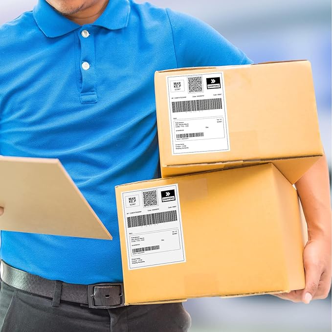 Direct Thermal Labels 4x6-450 Labels/Roll, Thermal Shipping Labels for Zebra 2844 ZP-450 ZP-500 ZP-505, 40 Rolls, 18000 Labels(NOT for DYMO)