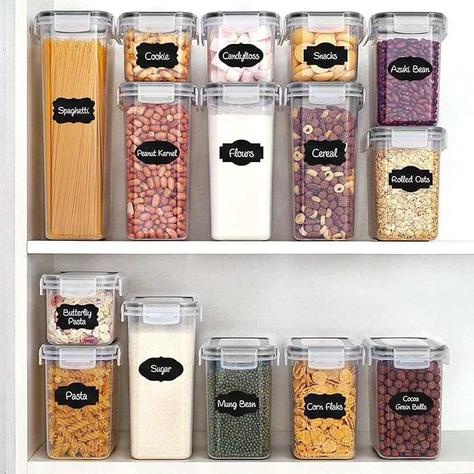 300PCS Chalkboard Labels 2x1.2 Inch - Reusable Writable Stickers for Mason Jars, Bottles, Pantry & Gift Wrapping (Blackboard Style, Self-Adhesive, 3 Designs)