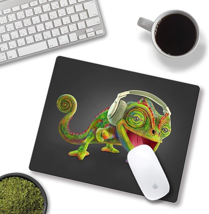 Mouse pad with Personalized Dinosaur Design, Non-Slip Rubber Computer Mouse pad for Kids Laptop Small Mouse mat