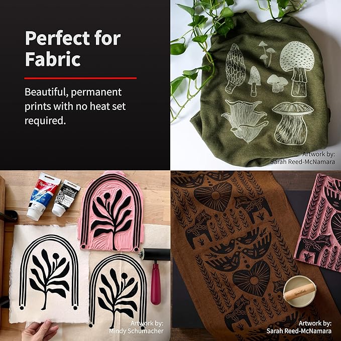 Speedball 003576 Fabric Block Printing Ink