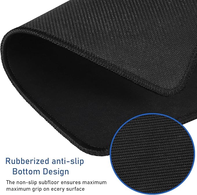 Gaming Mouse Pad, (35.4X15.7In) Large Desk Mouse Pad with Stitched Edges | Mouse Pad, Non-Slip Natural Rubber Base,Waterproof Computer Keyboard Pad Mat for Esports Pros/Gamer/Desktop/Office/Home