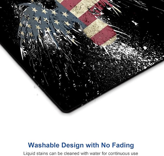 Mousepad Computer Mouse pad with Personalized Flag Eagle Design Office Non-Slip Rubber Mouse mat