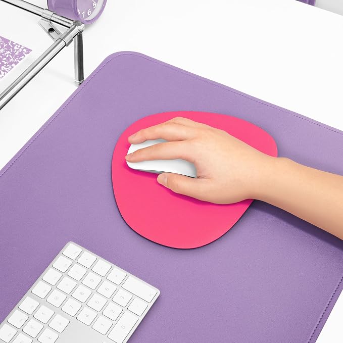 Mouse pad, Non-Slip Washable Waterproof Computer Mouse pad (Hot Pink)