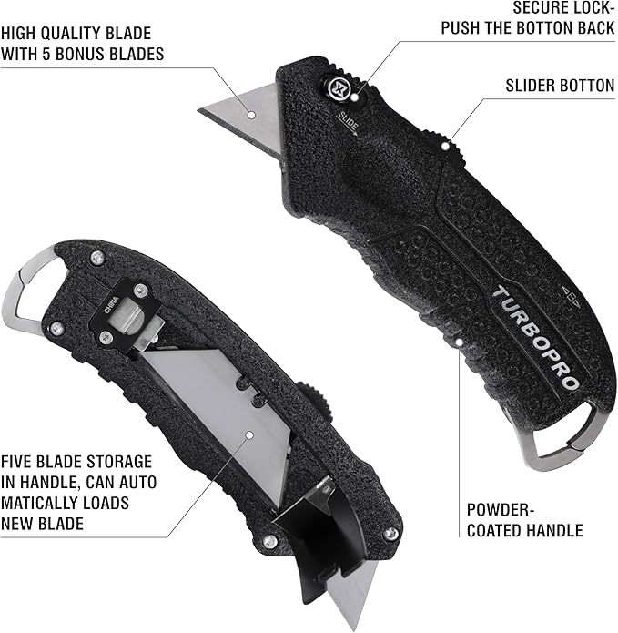 Olympia Tools 33-187 Turbopro Autoload Knife