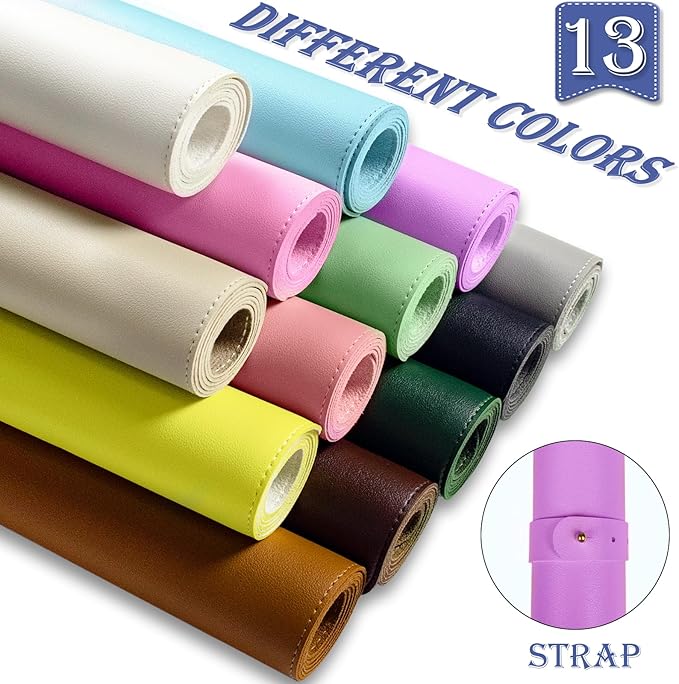 Large PU Leather Desk Pad, 47.2" x 17" Non-Slip Mat for Desktop, Office & Computer, Waterproof Blotter Pad, Keyboard Mat for Home & Office (Sky Blue)