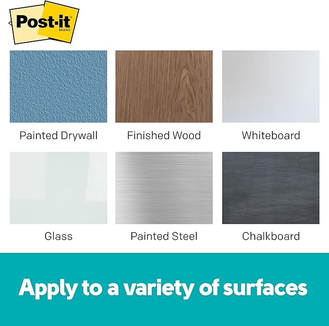 Post-it Flex Write Surface, 3 x 2 ft, The Permanent Marker Whiteboard Surface